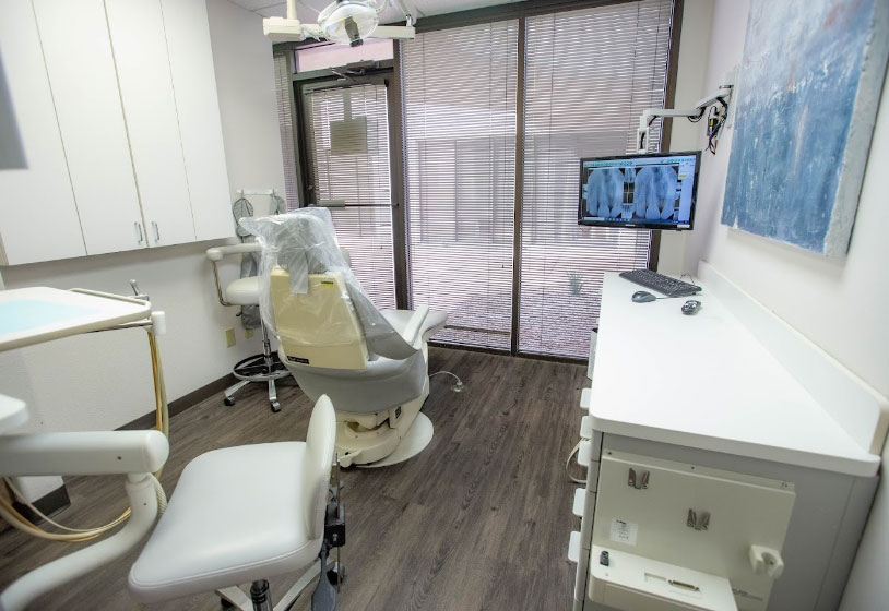 inside the dental operatory of Alex Martin, DDS in Scottsdale, AZ